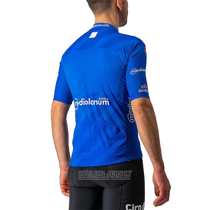 2021 Cycling Jersey Giro D'italy Blue Short Sleeve And Bib Short
